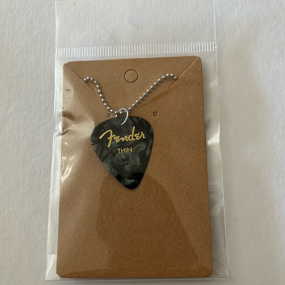Fender Guitar pick necklace